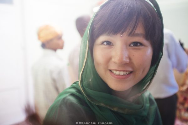 A Chinese Girl In Sari